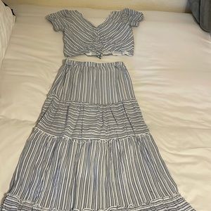 Maxi skirt set